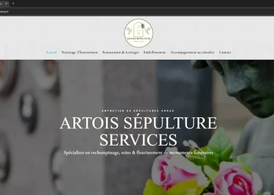 Artois Sépulture Services — Entretien de sépultures, Arras et l&rsquo;Artois